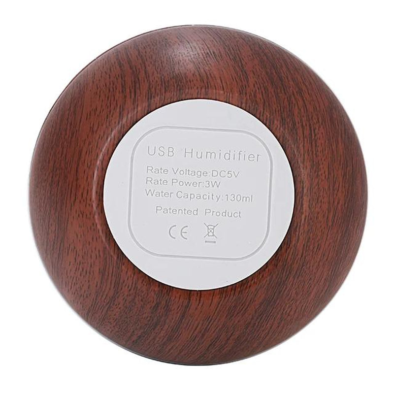 NEW Cool Mist 130Ml LED Ultrasonic Colors Light and Portable Humidifier Diffuser Baby Cute Aroma Humidifier