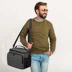 Premium Insulated Lunch Bag for Women Men - 9L Leakproof Lunch Box Soft Cooler Tote Bag with Adjustable Shoulder Strap for Work Picnic Beach - Large Capacity 9L