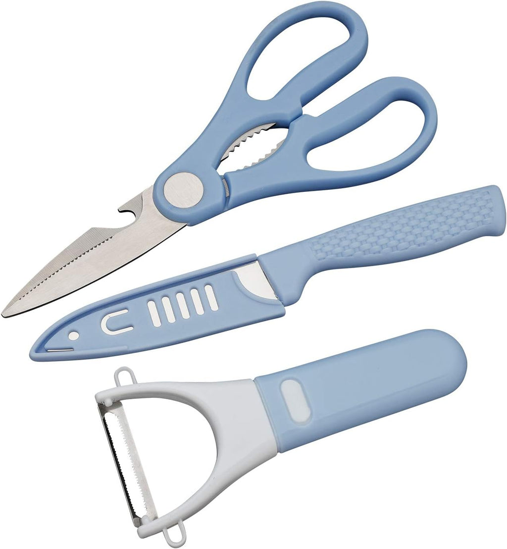 Heavy-Duty Kitchen Shears for General Use - Left-Handed Black Utility Scissors for Adults, Ideal for Food Preparation