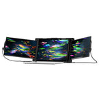 Mobile Pixels Trio 13.3" / Trio Max 14.1" Portable Laptop Monitor, FHD IPS Triple Screen with Built-In Kickstand, Type-C/Usb a Laptop Screen Extender(Optional Magnets), Windows/Android/Macos/Switch
